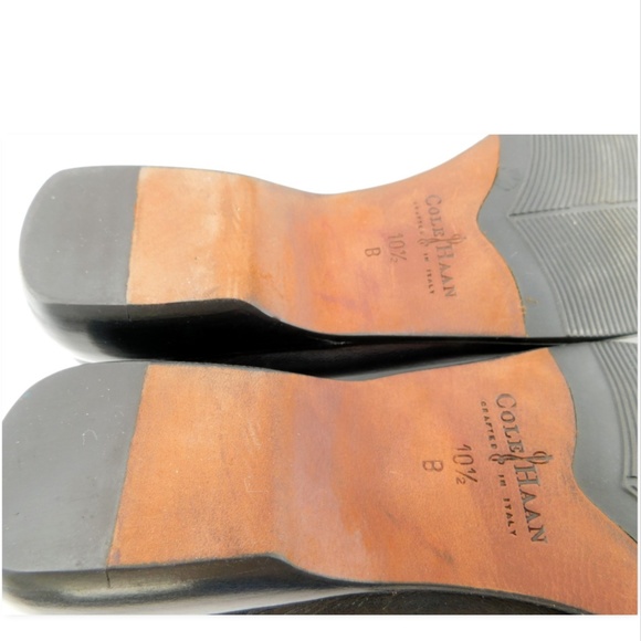 Unworn COLE HAAN Black Leather Loafers Flats 10.5 - Picture 6 of 7